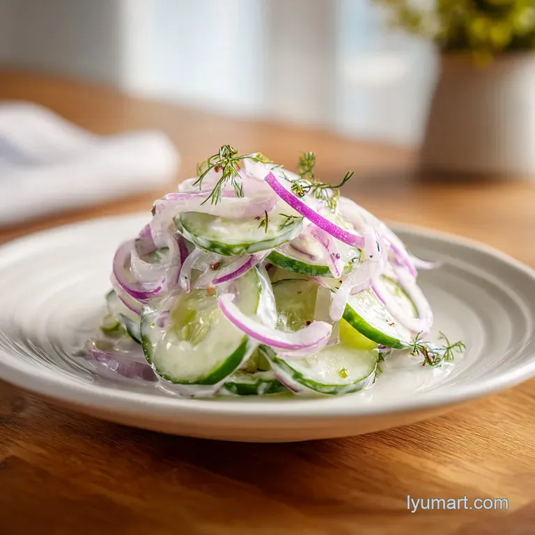 The Ultimate Creamy Cucumber Salad