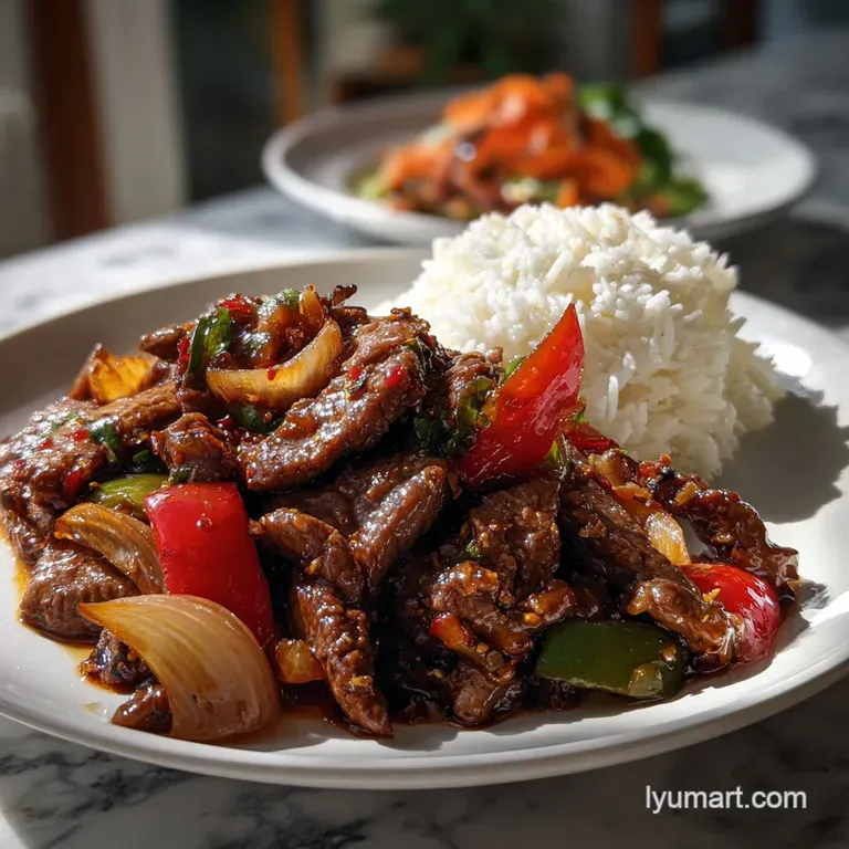 Tender Pepper Steak Recipe with Black Pepper Sauce