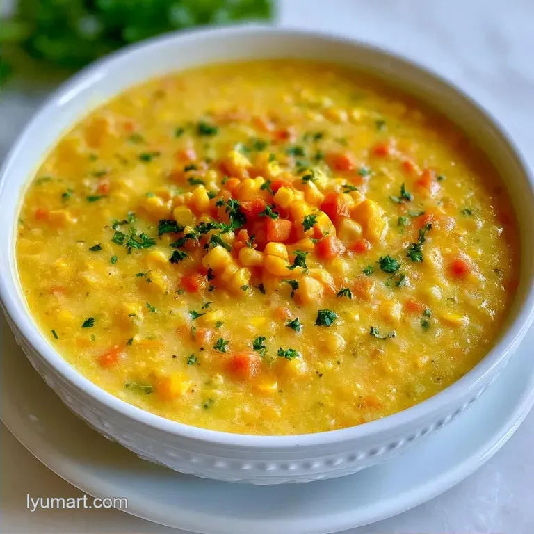 Fresh Sweet Corn Soup: Velvety and Rich