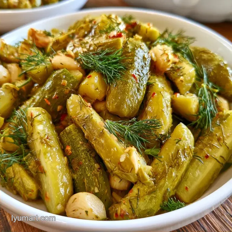 Crunchy Garlic Dill Pickles Canning Recipe