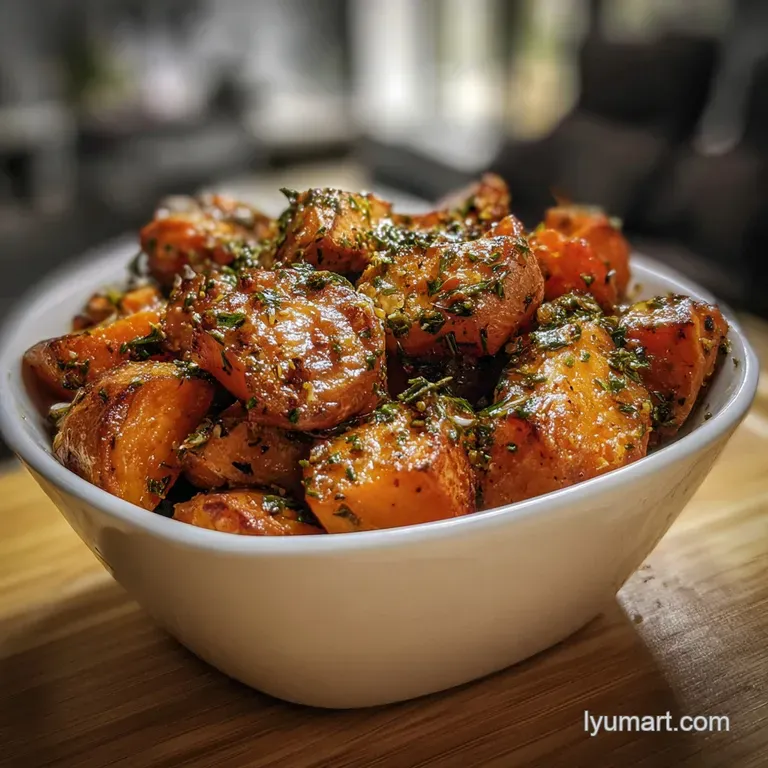 A single serving with a vibrant, glossy glaze, artistically plated with a drizzle, showcasing a tantalizing texture and in...