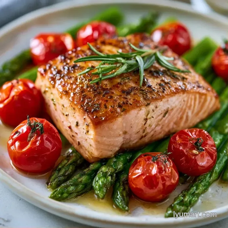 Flaky salmon fillet nestled in open silver foil with melted butter, fresh dill, and charred lemon wedges.