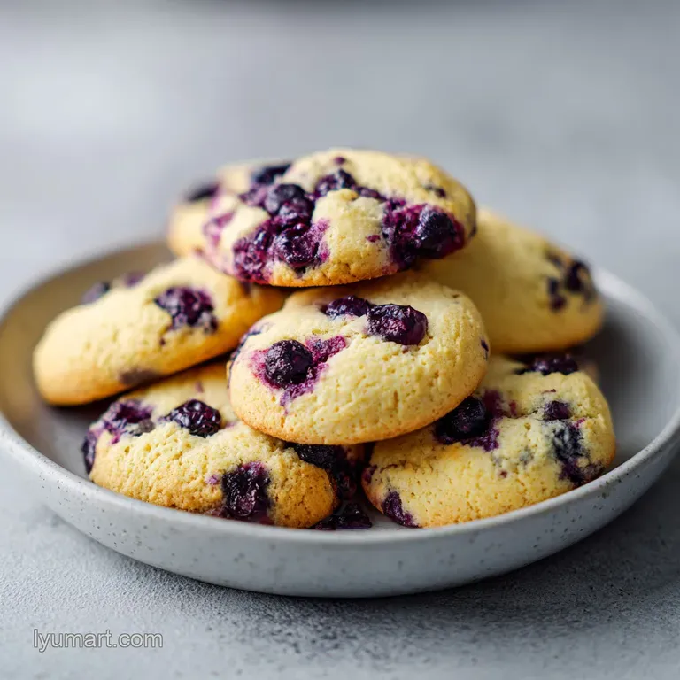 Two warm, fluffy biscuits stacked on a white ceramic plate with a dollop of melting butter and a side of honey.