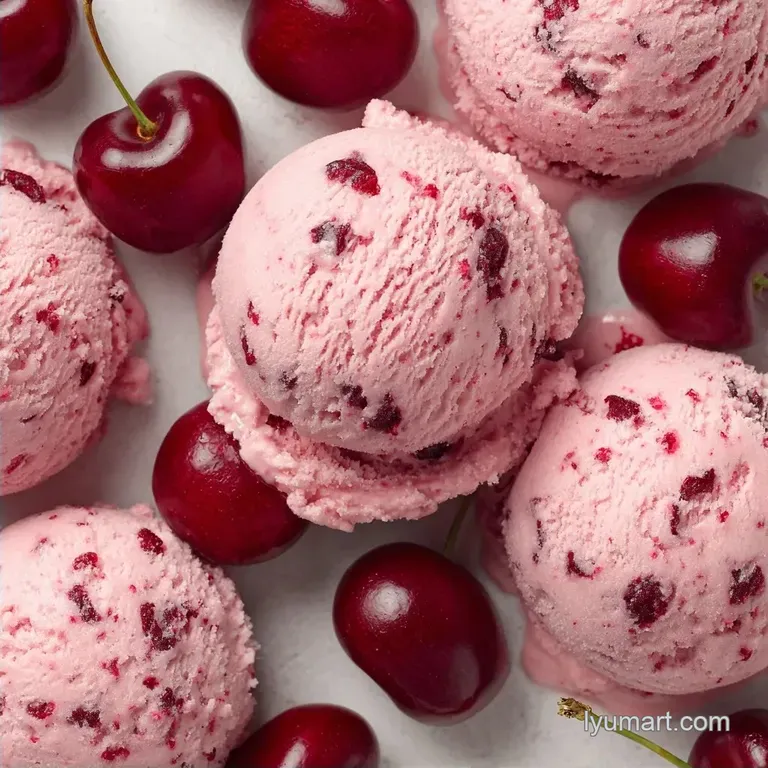 Cherry Ice Cream: Rich and Creamy