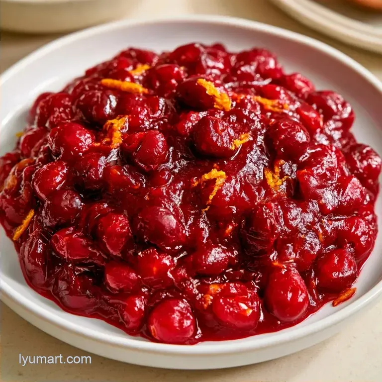 Homemade Cranberry Sauce with Orange