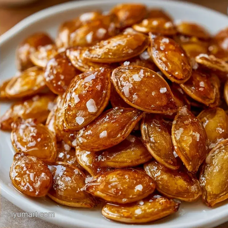 Honey Roasted Pumpkin Seeds with Cinnamon