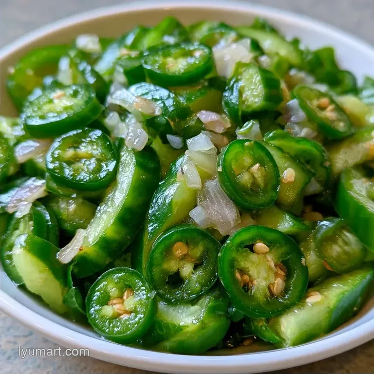 Easy Hot Refrigerator Pickles