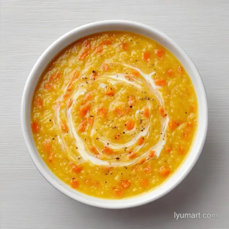 Indian Summer Lentil Soup: Creamy and Zesty