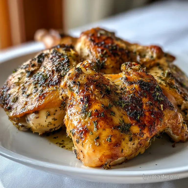 Juicy Baked Chicken Thighs with Spiced Crust