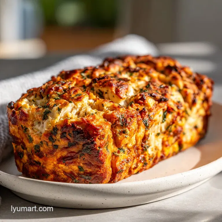 Juicy Garlic Parmesan Chicken Meatloaf Recipe