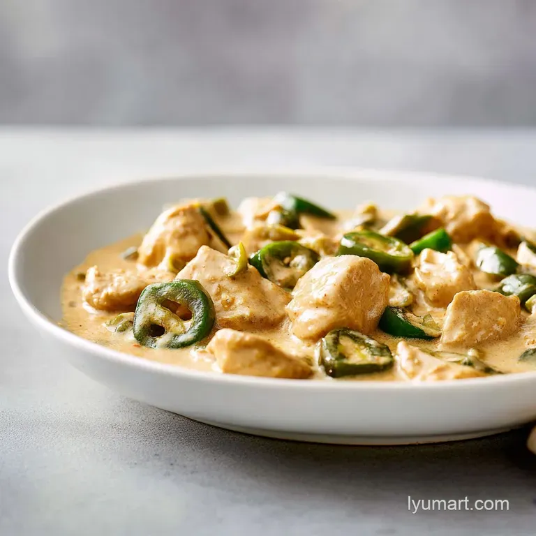 White Chicken Chili: Creamy and Low Carb