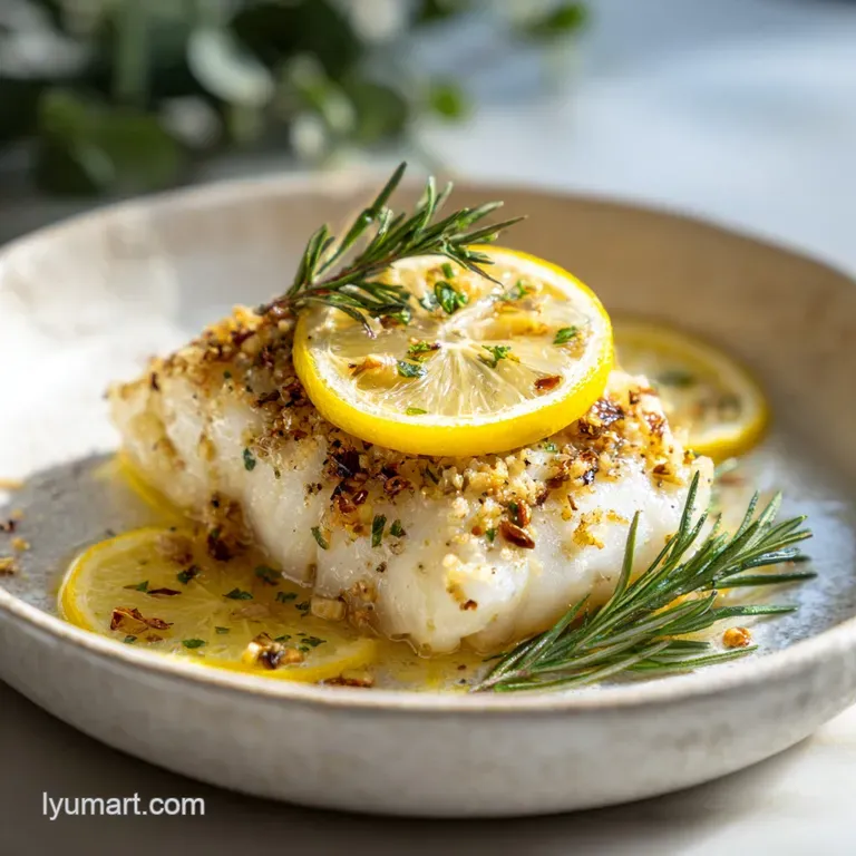 Gluten-Free Mediterranean Baked Cod with Lemon