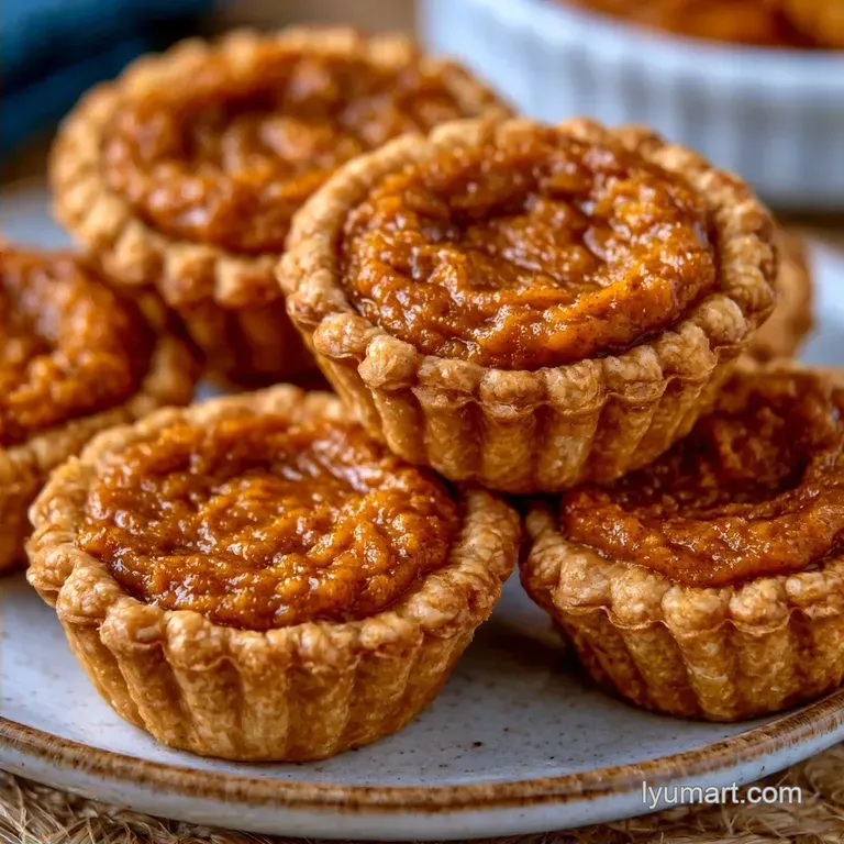 Mini Pumpkin Pie Desserts with Condensed Milk