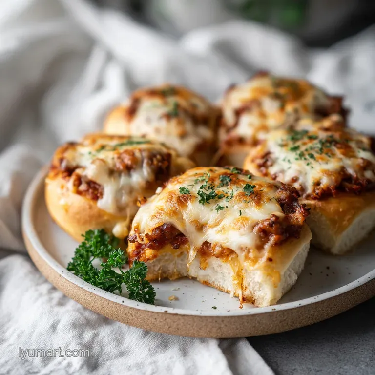 Pizza Sliders: Gooey and Pull Apart
