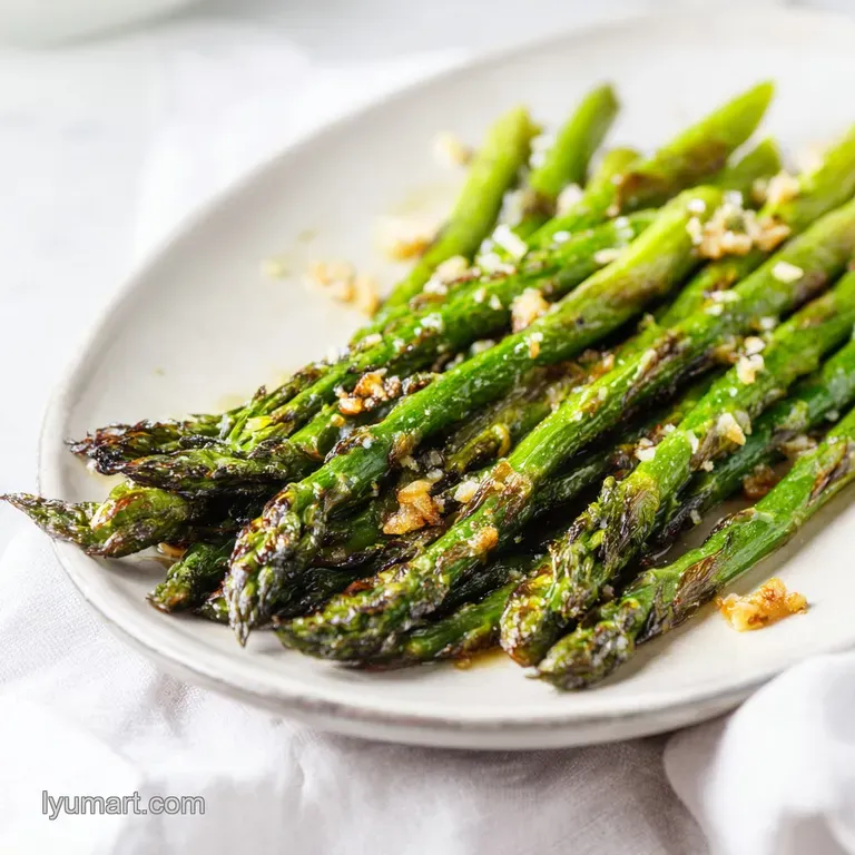 Garlic Butter Roasted Asparagus: Crispy & Tender