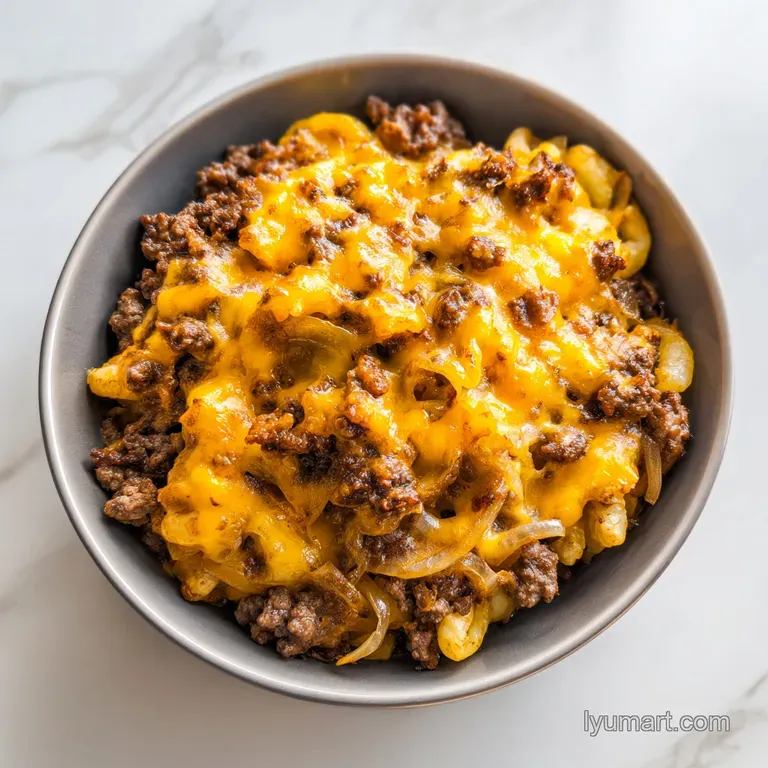 Philly Cheese Steak Casserole: Creamy and Cheesy