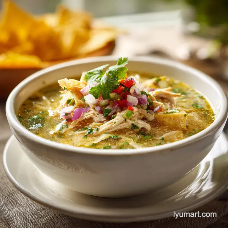 Poblano Chicken Tortilla Soup