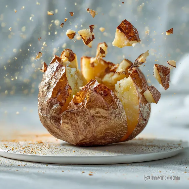 Baked Potato at 400 Degrees with Sea Salt