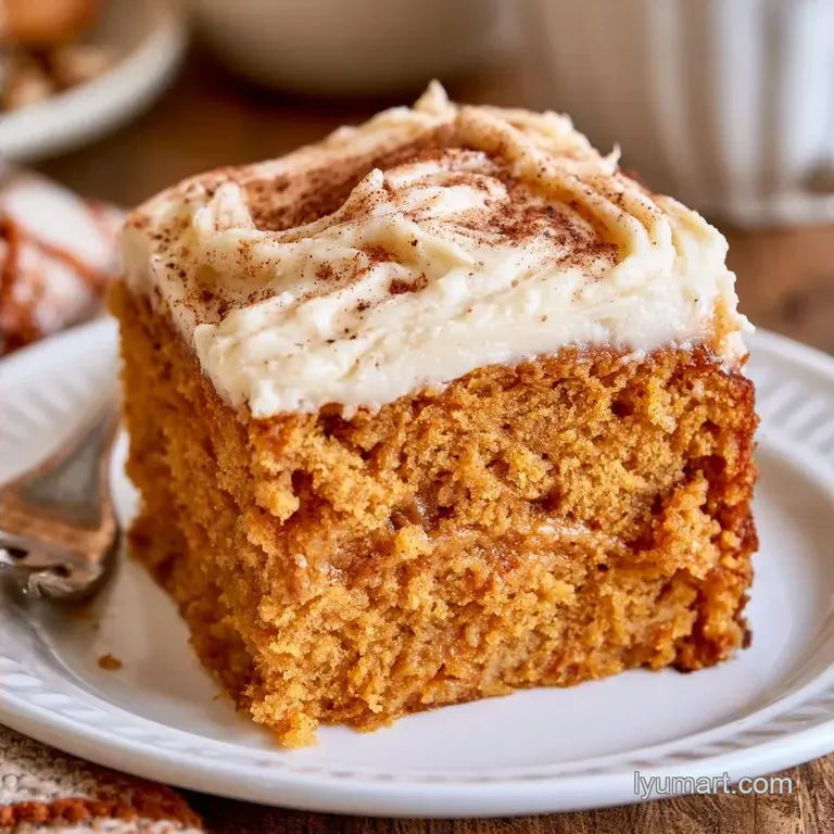 Old Fashioned Pumpkin Cake Cream Cheese Frosting