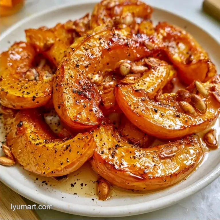 Oven Roasted Sugar Pumpkin: Caramelized