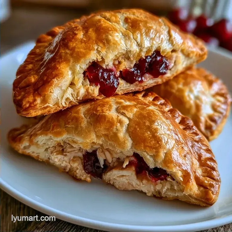 Savory Cherry Hand Pies with Chicken