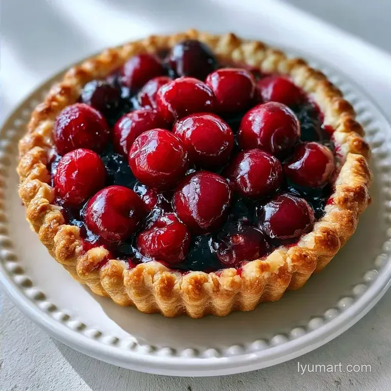 Buttery Sour Cherry Galette