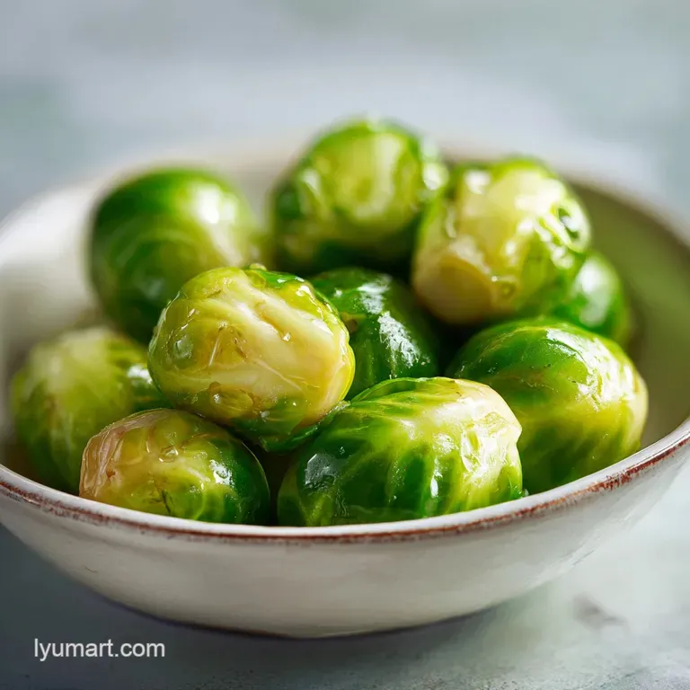 Sweet Sticky Glazed Brussels Sprouts with Honey