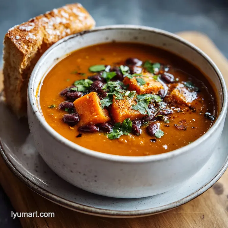 Sweet Potato Black Bean Soup Recipe