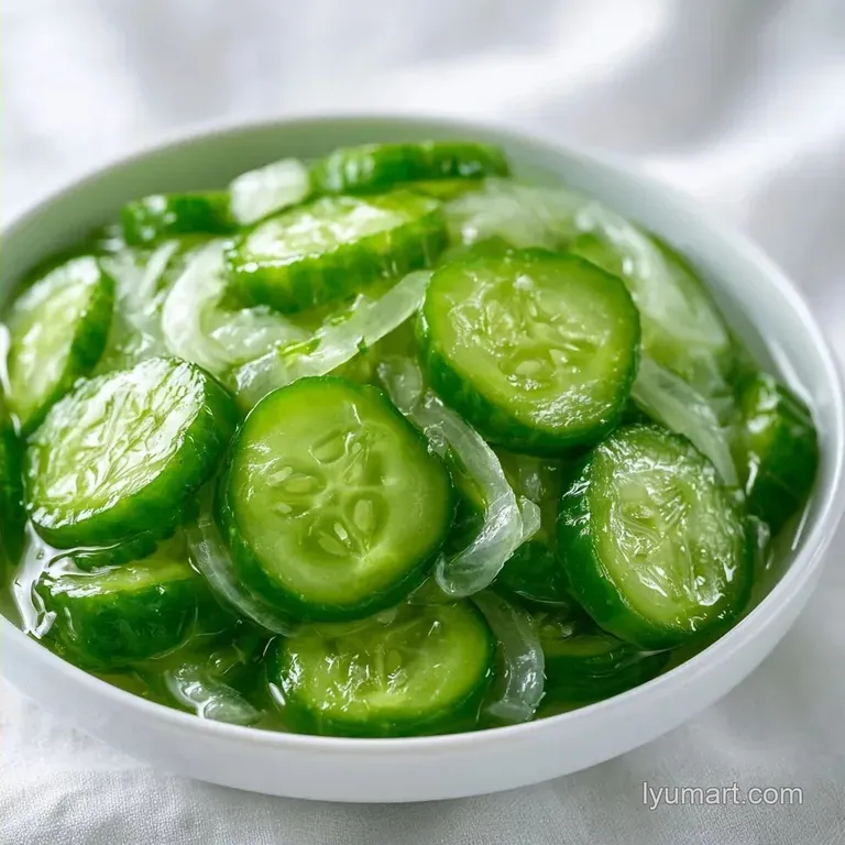 Sweet Refrigerator Pickles with Apple Cider Vinegar