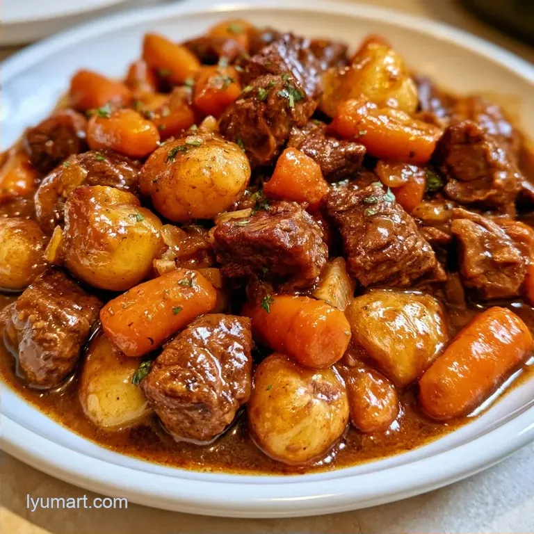 Tin Foil Stew with Yukon Gold Potatoes
